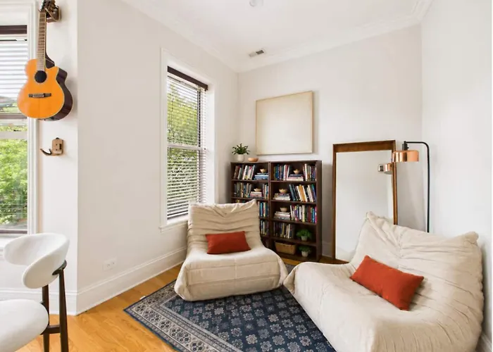 Mid-century Boho Oasis Pet-friendly Garage
